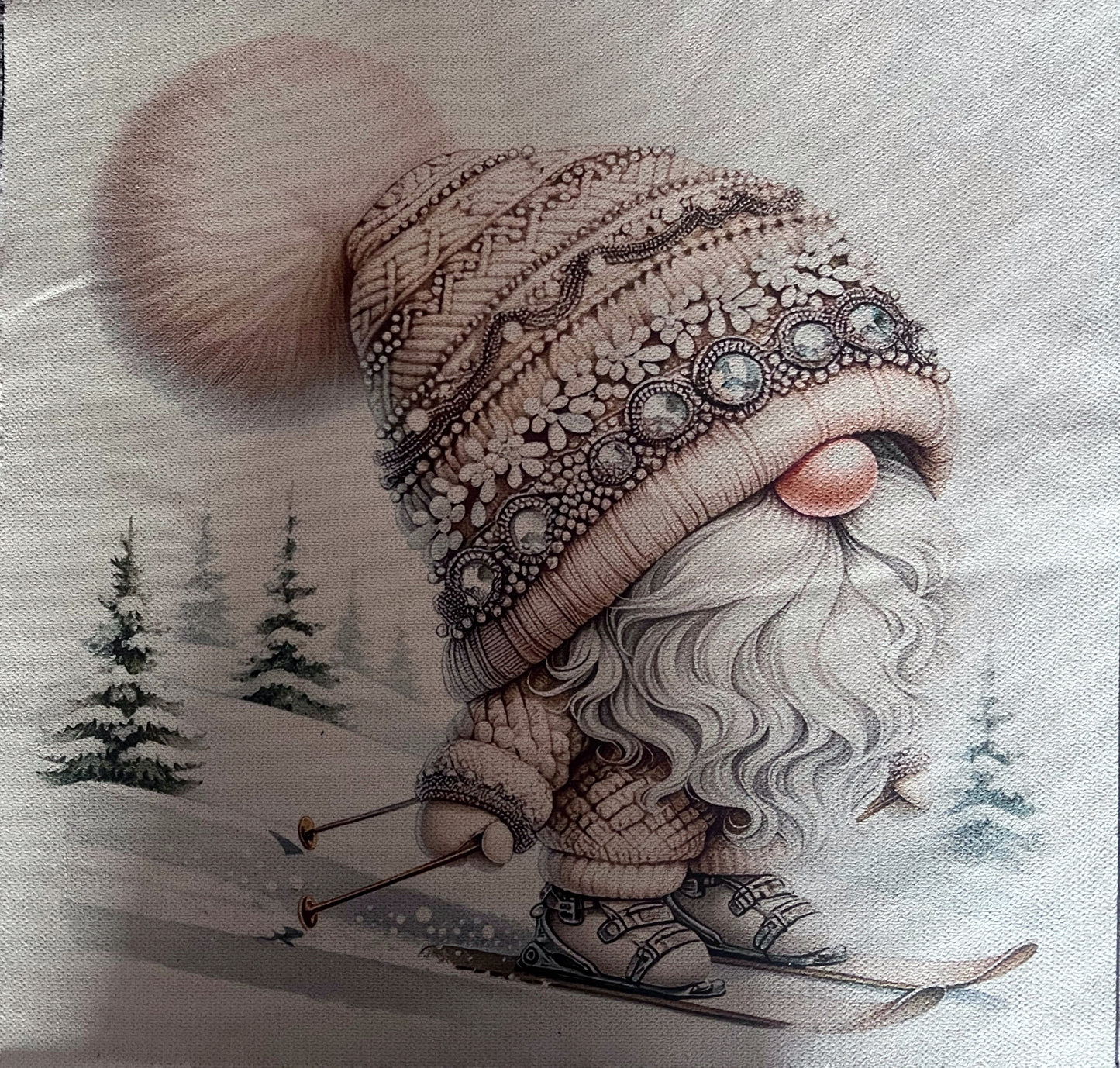 Natale country - Babbo Natale sugli sci