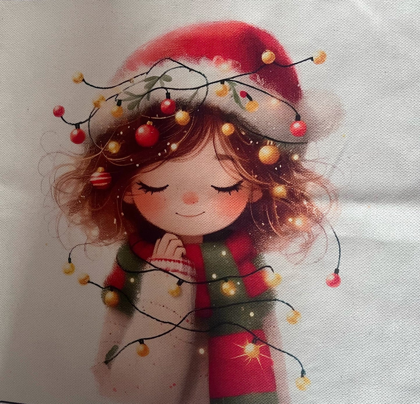 Folletta con palline e sciarpa