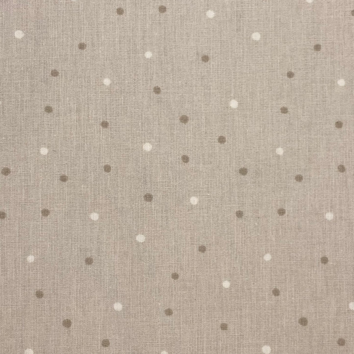 cotone stampato nouvelle - pallini in beige - 6,50 eur mq