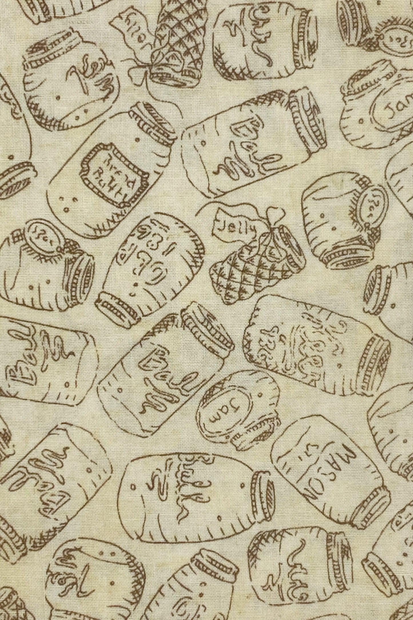 Tessuto Americano Barattoli da Cucina di Meg Havkey - 100% cotone - h 110 - € 18,00/metro