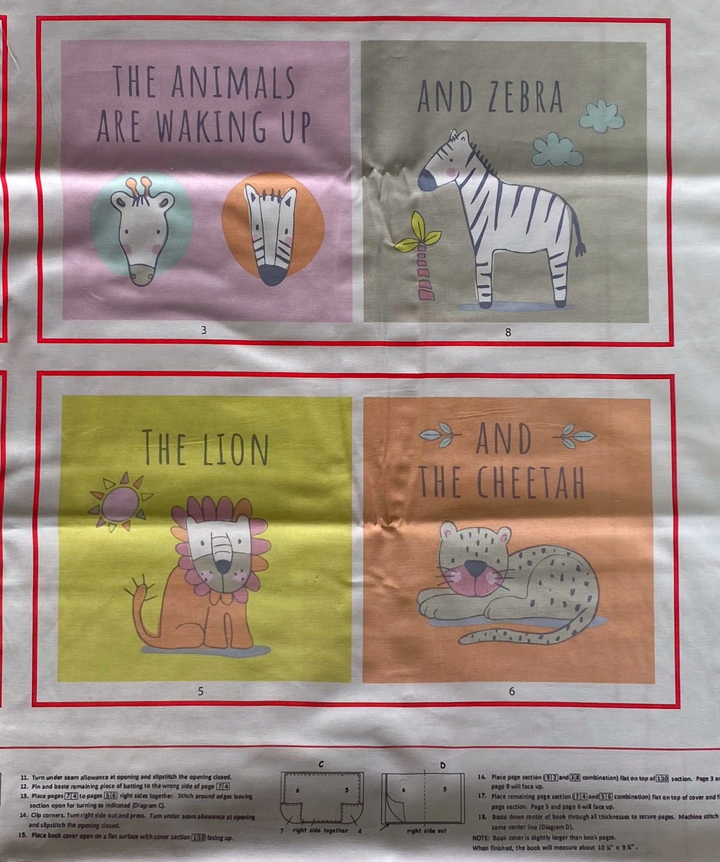 Tessuto Safari Sunrice. Libro tessile Giungla - 90 x 110h