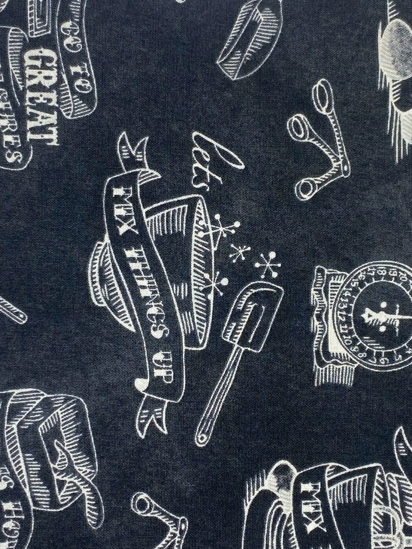 Tessuto Americano In The Kitchen 100% cotone h 110 - € 18,00/mt