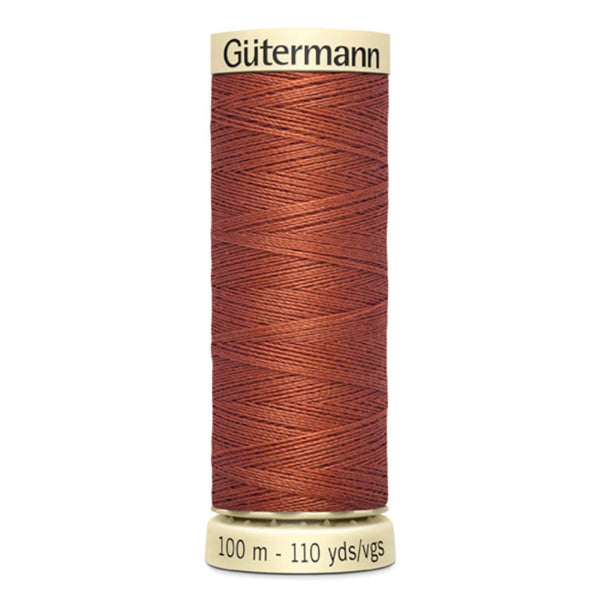 Filo Gutermann Cucitutto 100% Poliestere - Marrone bruciato cod 847