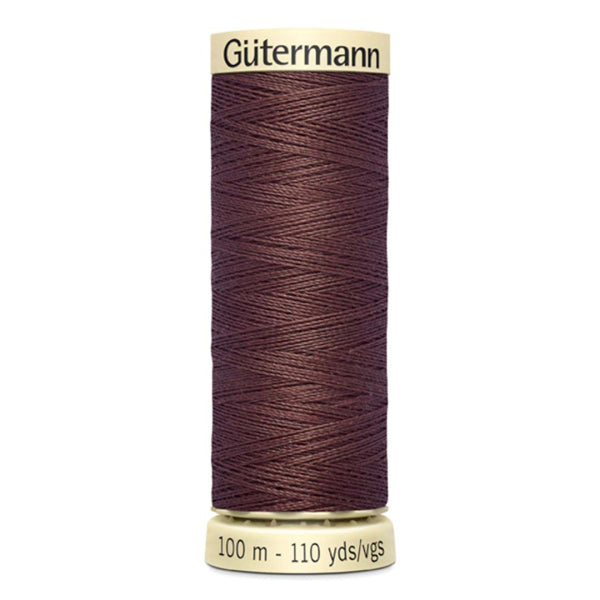 Filo Gutermann Cucitutto 100% Poliestere - Marrone intenso cod 446