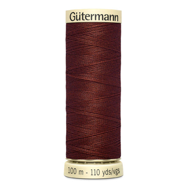 Filo Gutermann Cucitutto 100% Poliestere - Marrone rosso cod 230