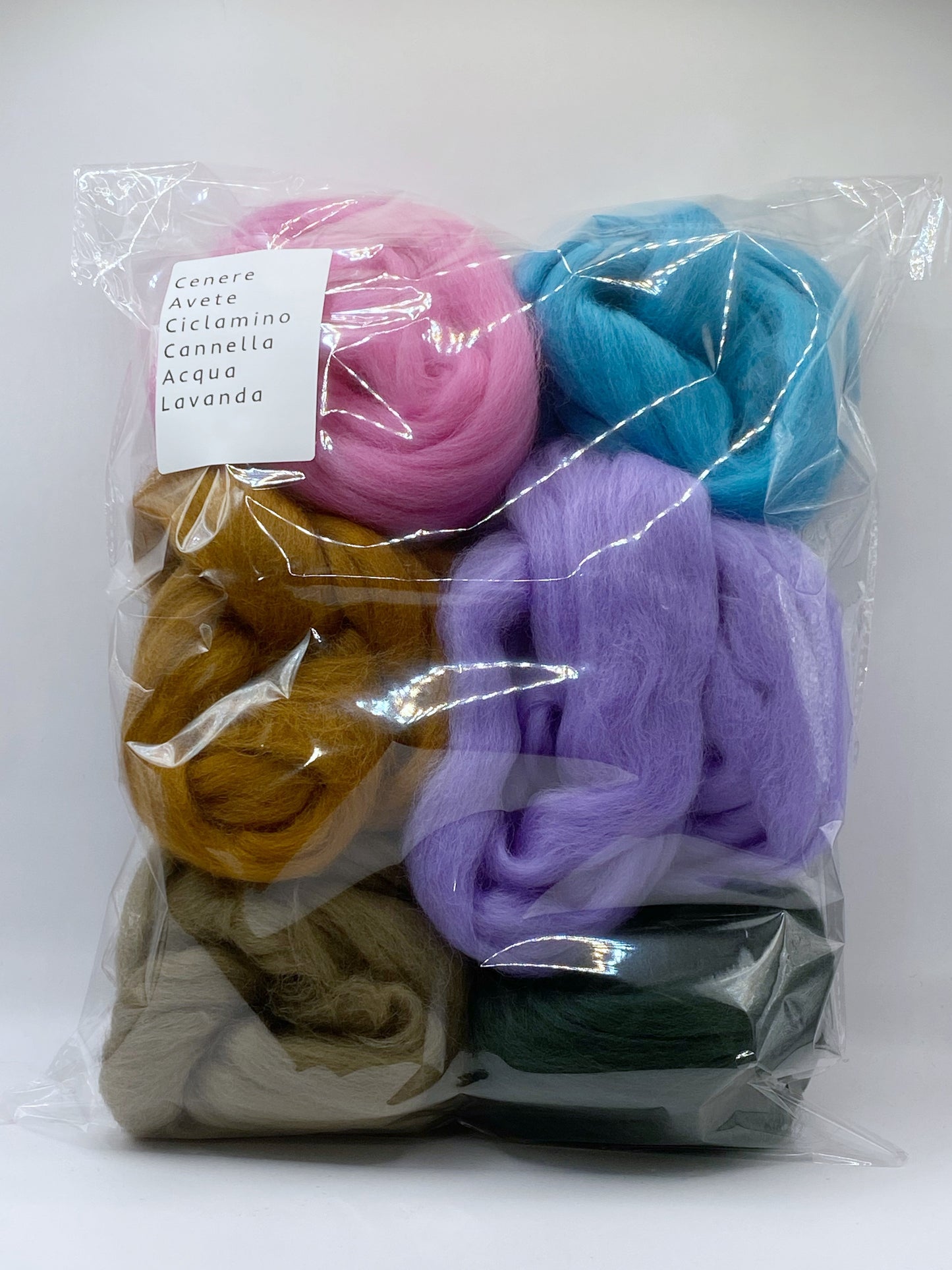 Set Brina & Lavanda - 6 colori e 1 ago da infeltrimento