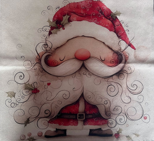 Natale in Rosso - Babbo Natale con agrifoglio