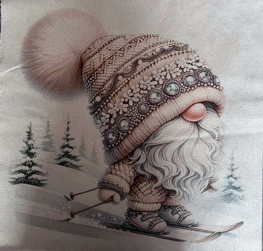 Natale country - Babbo Natale sugli sci