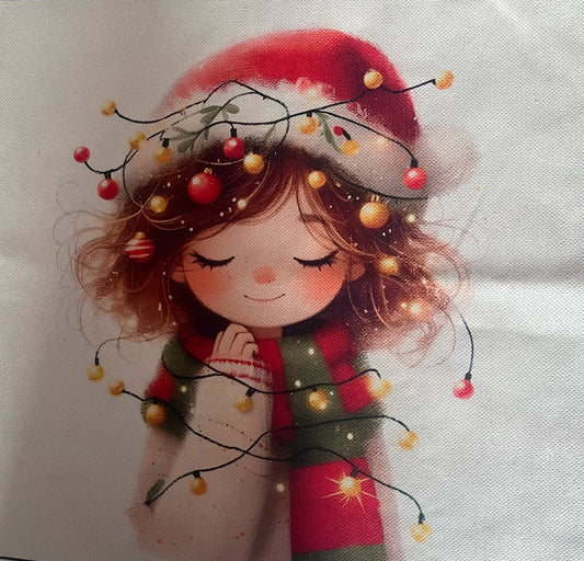 Folletta con palline e sciarpa