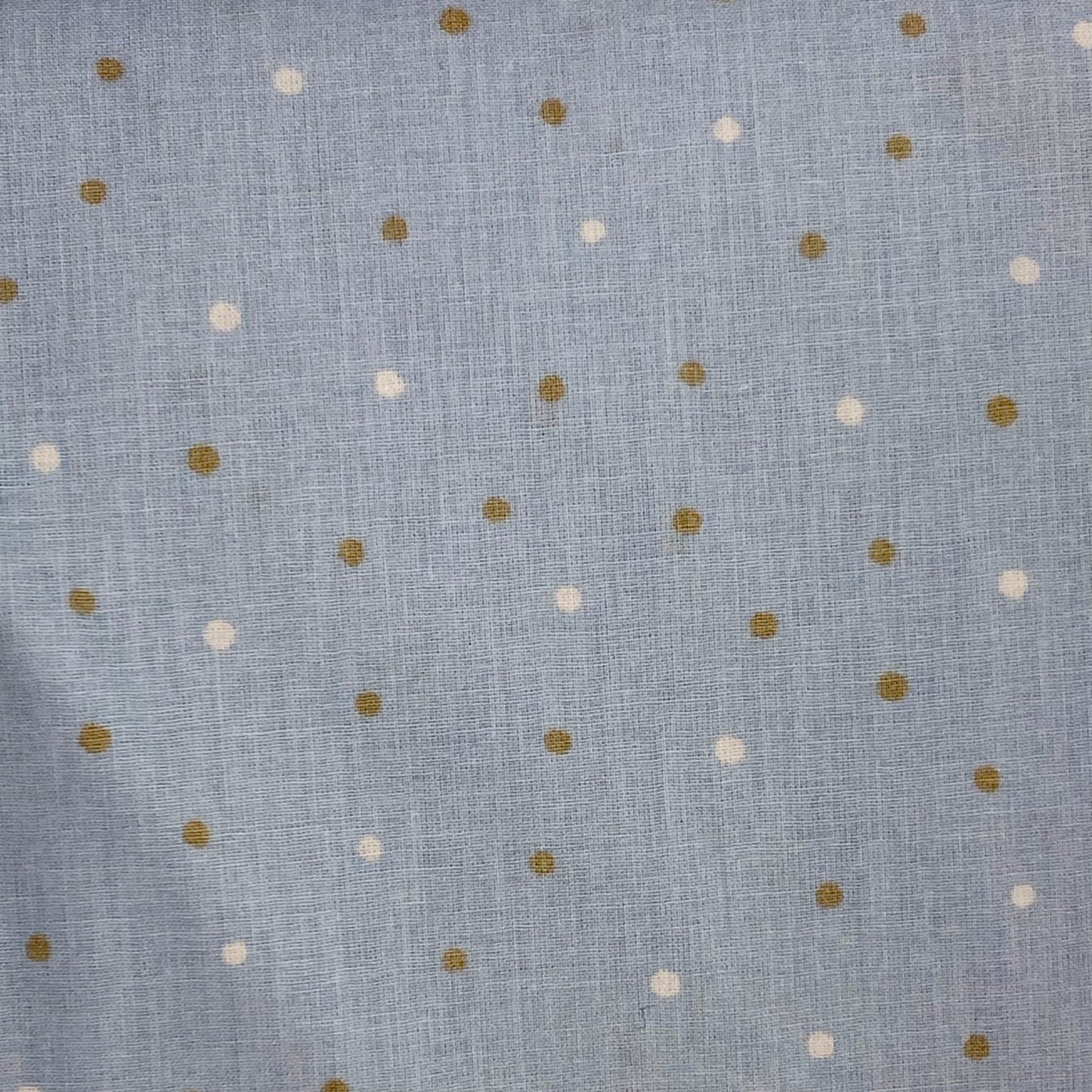 cotone stampato nouvelle - pallini in azzurro - 6,50 eur mq