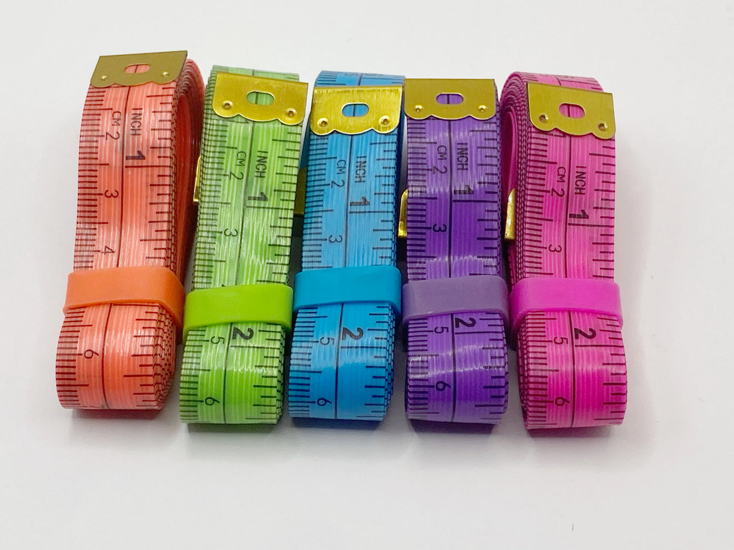 Metro da sarto colorato da 150 cm in gomma - Disponibili diversi colori