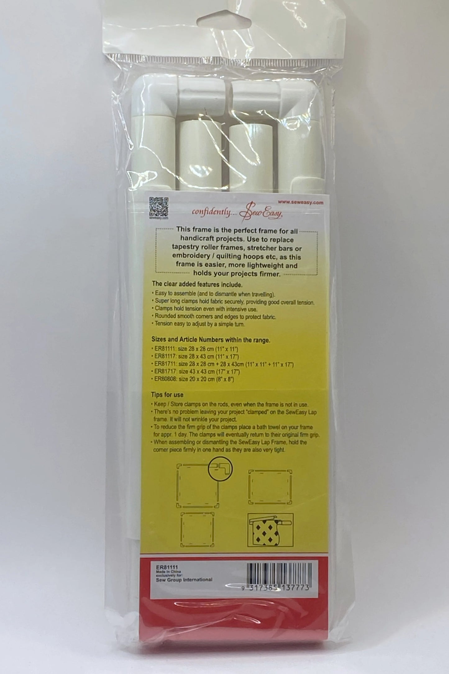 Telaio da Ricamo e Patchwork - Misure 28x28 cm oppure 43x43