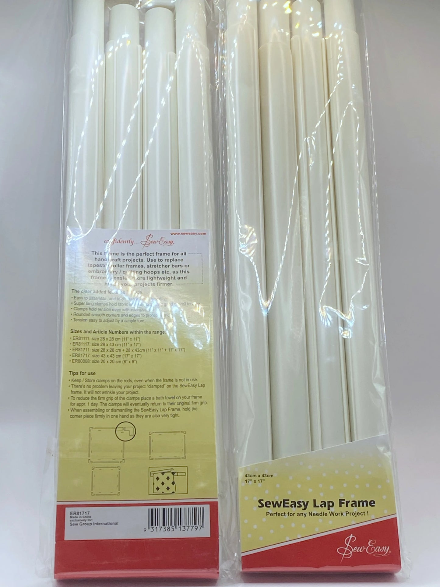 Telaio da Ricamo e Patchwork - Misure 28x28 cm oppure 43x43