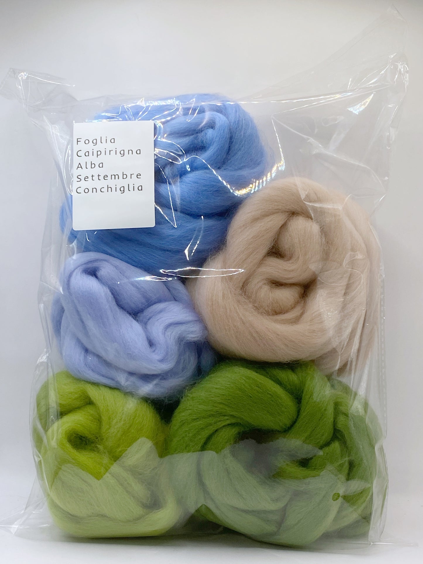 Set Mare & Prato - 5 colori e 1 ago da infeltrimento