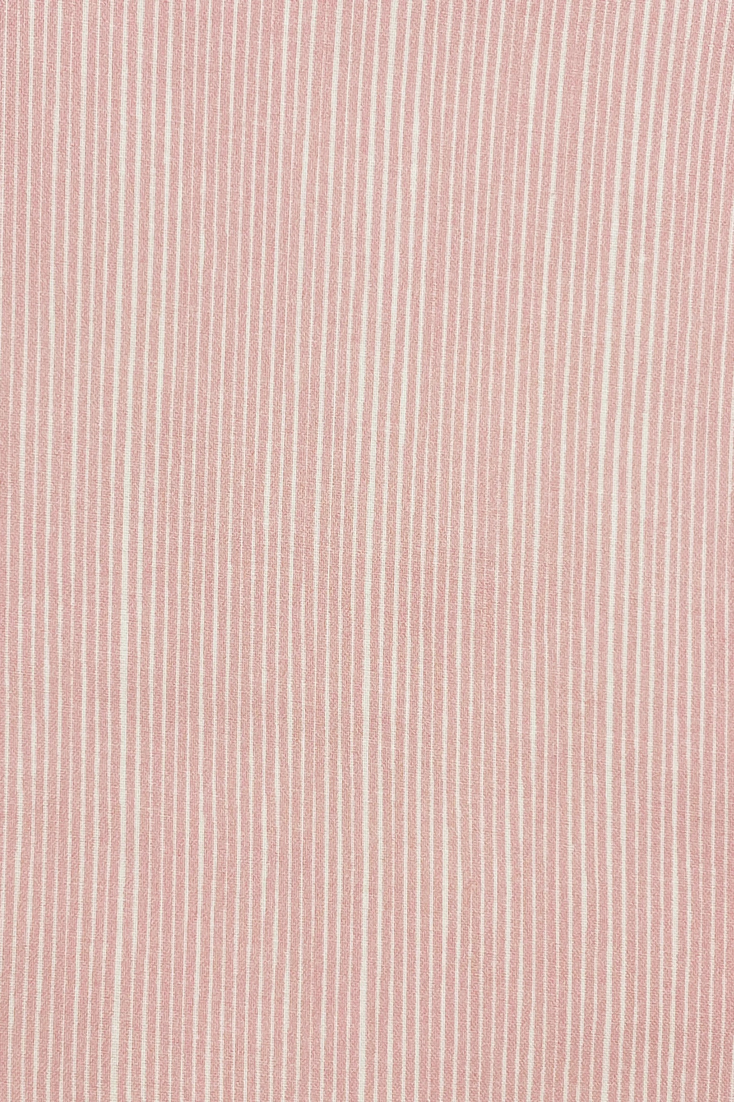 Tessuto Americano Essentials rosa a strisce bianche 100% cotone h 110 - 18,00€/mt