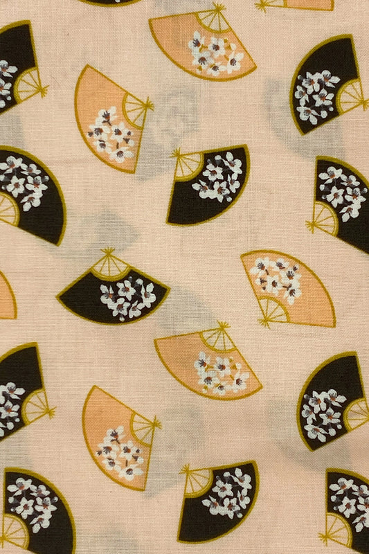 Tessuto Americano Ventaglio di Teresa Chan - 100% cotone - h 110 - € 18,00/metro