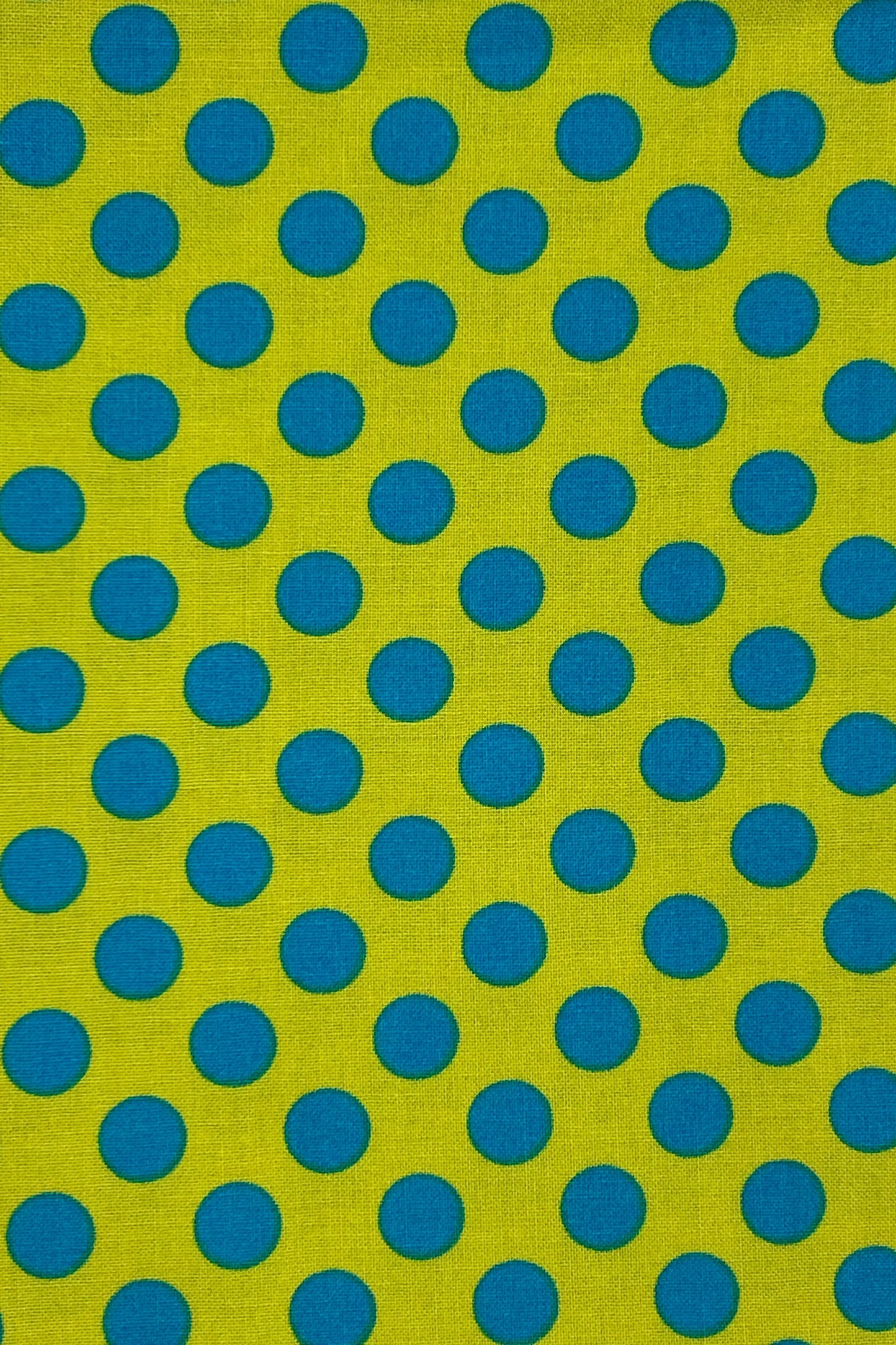 Tessuto Americano Michael Miller Fabrics fondo verde a pois 100% cotone h 110 - 18,00€/mt