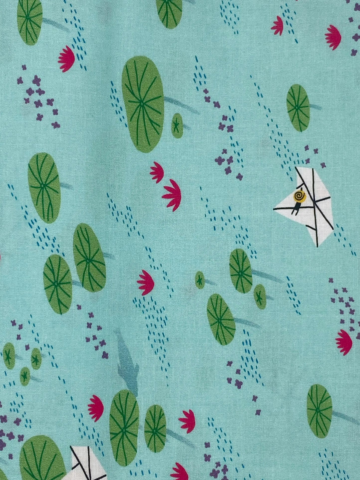 Tessuto Americano Escargot for it! - 100% cotone - h 110 - € 18,00/metro