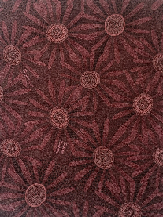 Tessuto Americano Plant Kindness Margherite grandi 100% cotone h 110 - 20,00€/mt