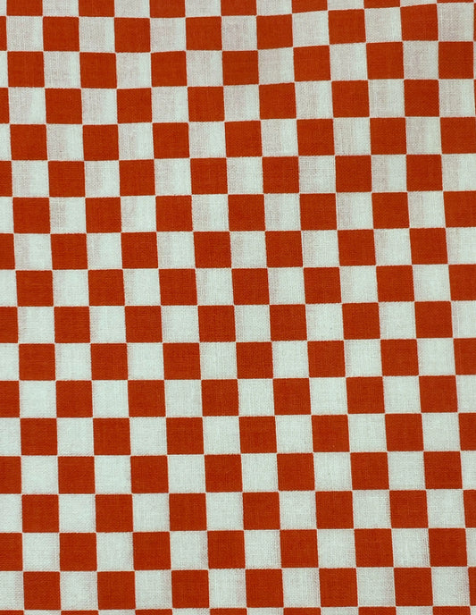 Tessuto Americano Maude Asbury quadrettato rosso 100% cotone h 110 18,00€/mt