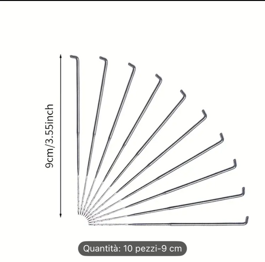 10 aghi per infeltrire