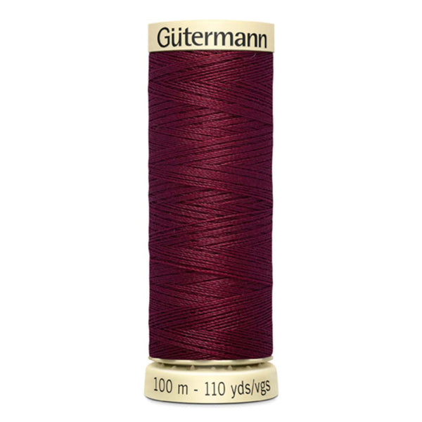 Filo Gutermann Cucitutto 100% Poliestere - Bordeaux ombra cod 369