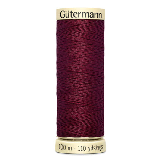 Filo Gutermann Cucitutto 100% Poliestere - Bordeaux ombra cod 369
