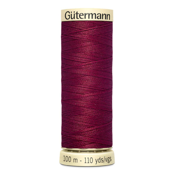 Filo Gutermann Cucitutto 100% Poliestere - Bordeaux rosso cod 375