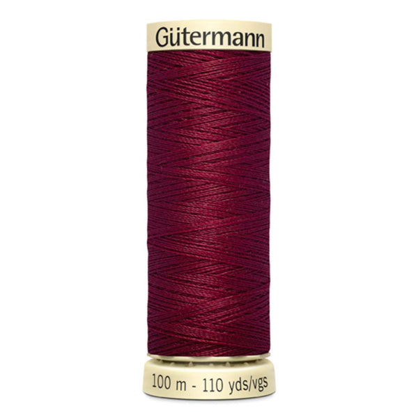 Filo Gutermann Cucitutto 100% Poliestere - Bordeaux scuro cod 368