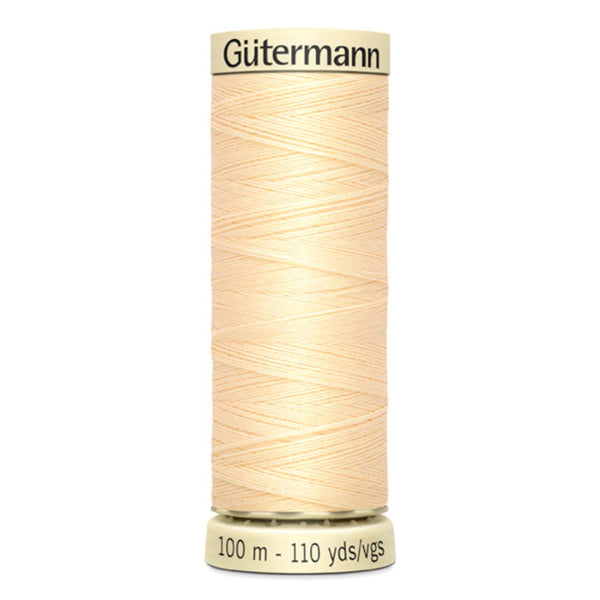 Filo Gutermann Cucitutto 100% Poliestere - Crema chiaro cod 610