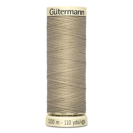 Filo Gutermann Cucitutto 100% Poliestere - Grigio beige cod 131