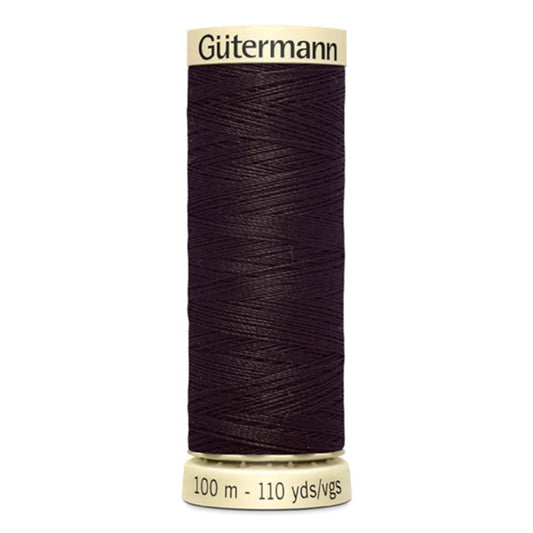 Filo Gutermann Cucitutto 100% Poliestere - Marrone nero cod 682